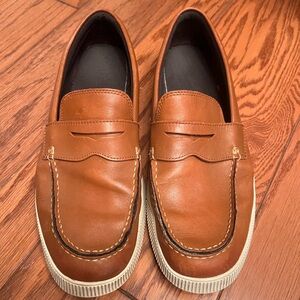 Cole Haan Nantucket 2.0 Penny Loafers Tan Leather Slip On Shoe Men’s Size 12